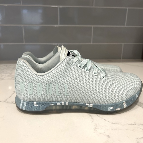 NOBULL SuperFabric Crossfit Trainer Shoes Sneakers Light Blue Women's US 7 - Picture 3 of 9